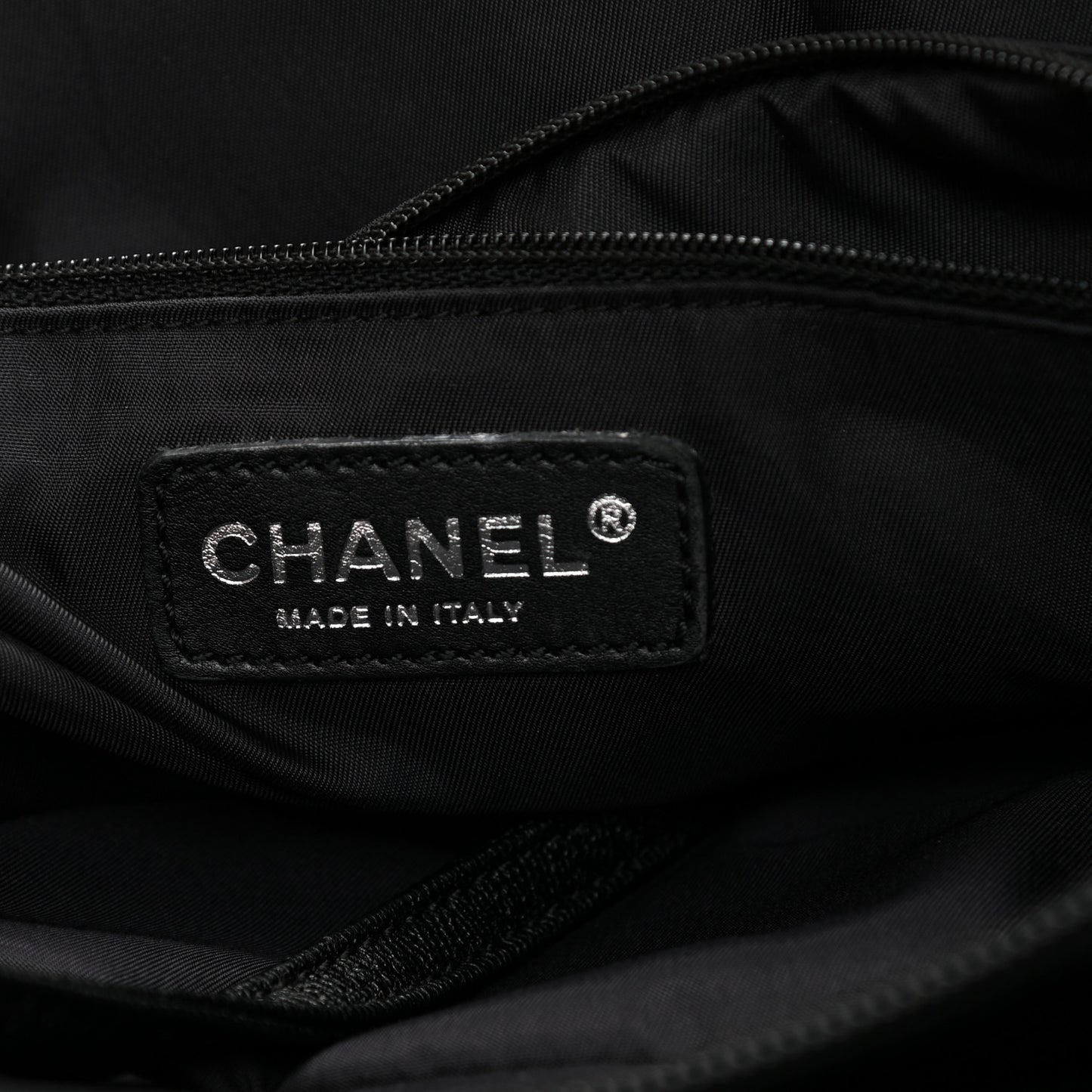 Coated Canvas Large Paris Biarritz Tote Black