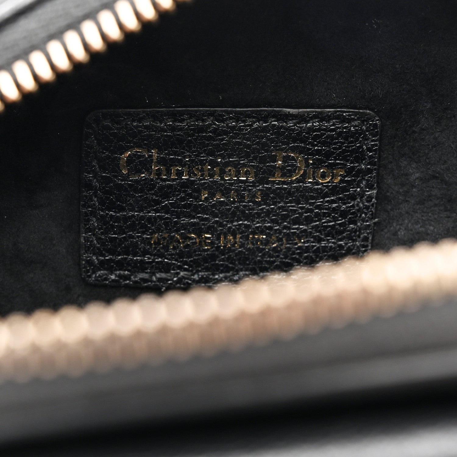 Christian Dior Goatskin Mini Saddle Shoulder Strap Pouch Black 7 of 9
