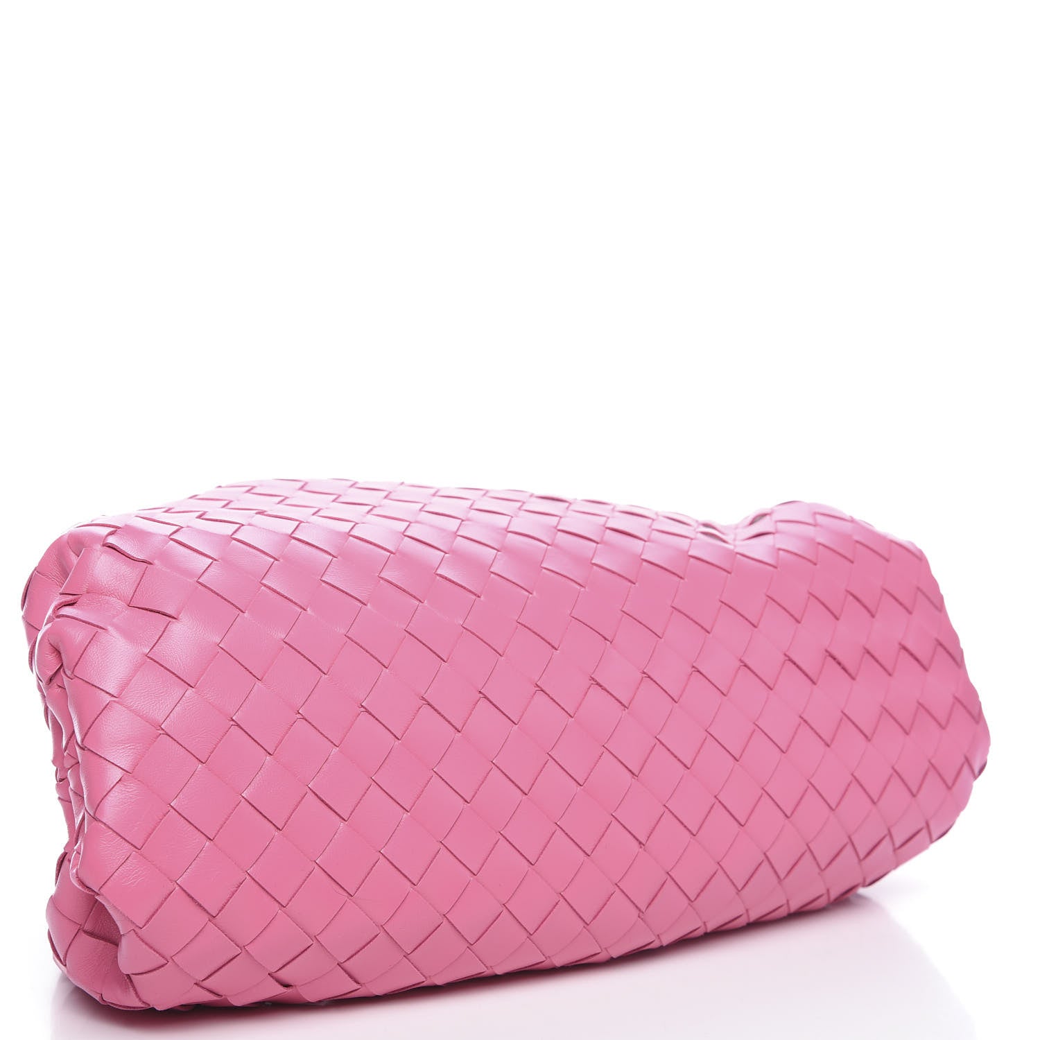 Bottega Veneta Nappa Maxi Intrecciato The Pouch Oversized Clutch Pink 3 of 8