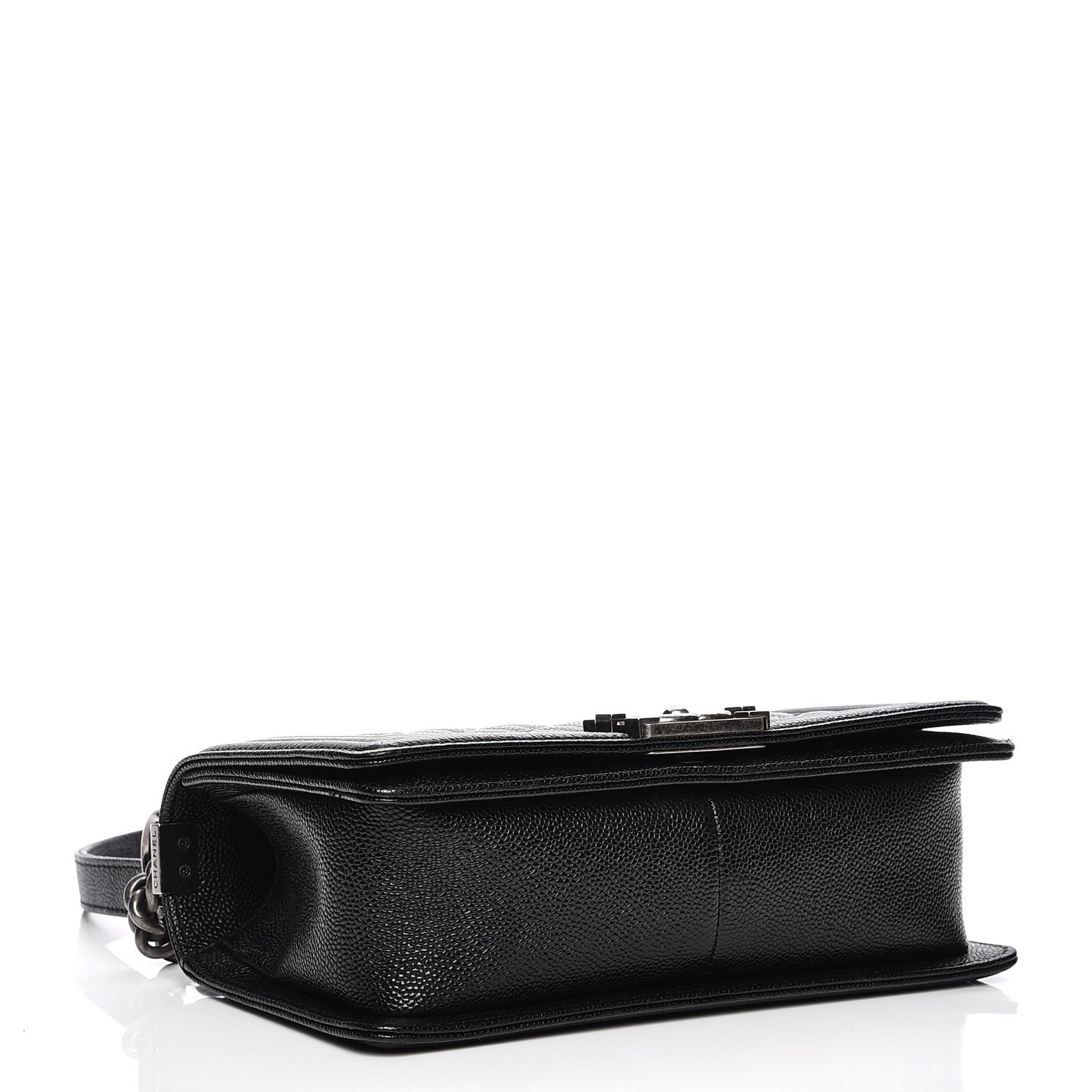 Caviar Quilted Medium Boy Flap Black