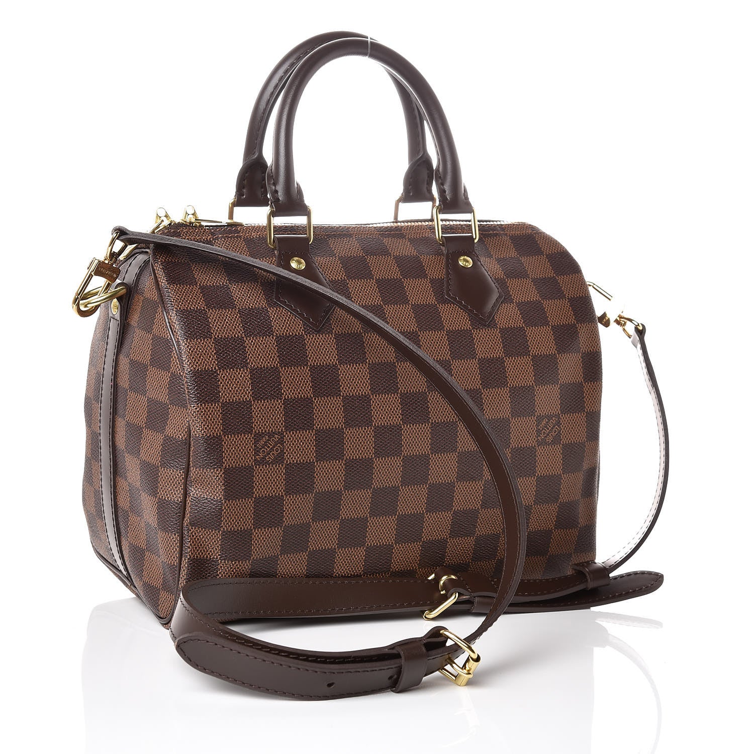 Louis Vuitton Damier Ebene Speedy Bandouliere 25 4 of 10