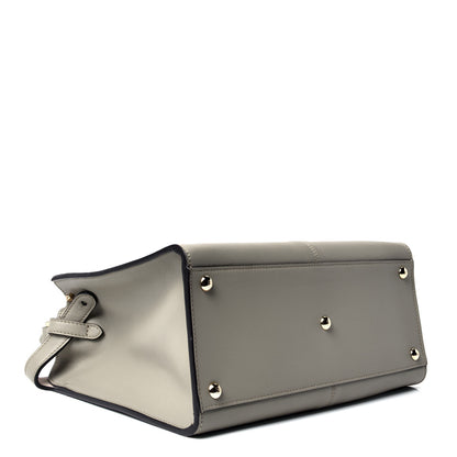 Fendi Vitello Seta Century Medium Peekaboo X-Lite Mandorlo Blueberry 3 of 4