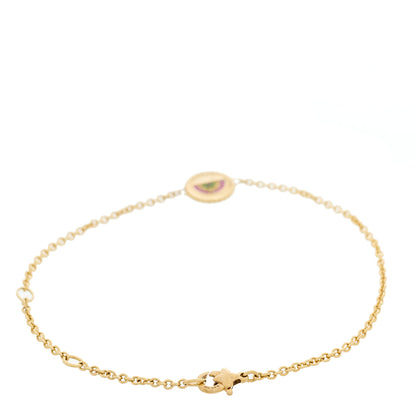 David Yurman 18K Yellow Gold Pink Yellow Sapphire Tsavorite Collectibles Rainbow Bracelet 2 of 3
