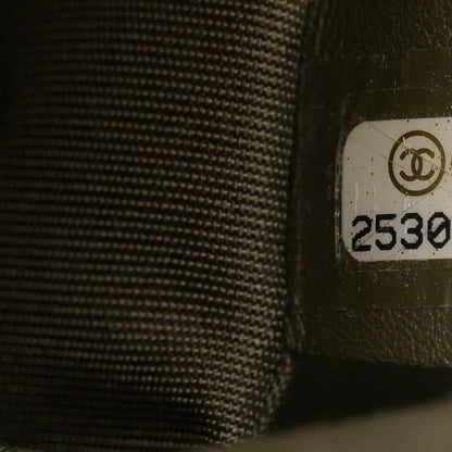 Chanel Lambskin Chevron Quilted Round Evening Bag Green 7 of 10