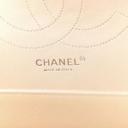 Chanel Caviar Quilted Jumbo Double Flap Beige Clair 8 of 9