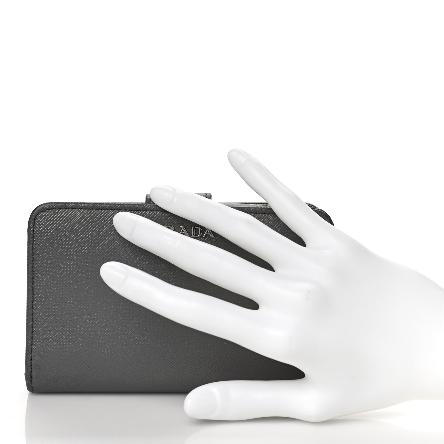 Saffiano Metal Compact Wallet Marmo