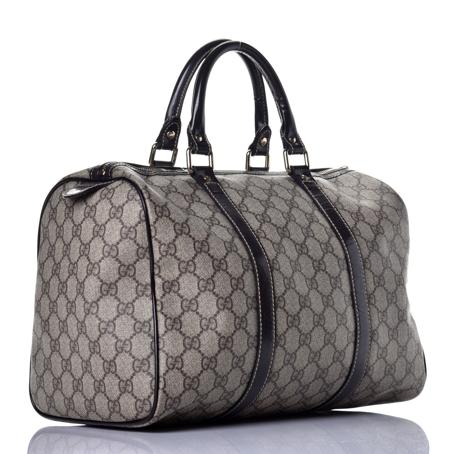 GG Plus Monogram Medium Joy Boston Dark Brown