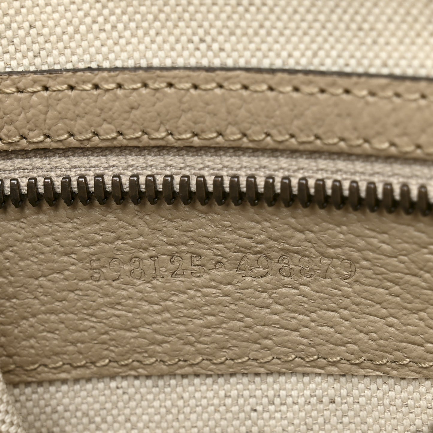 GG Supreme Monogram Textured Dollar Calfskin Web Small Ophidia Half Moon Hobo Beige Mystic White Oatmeal