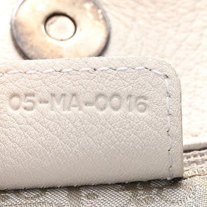 Christian Dior Calfskin Braided Gaucho Double Saddle Bag White 7 of 21