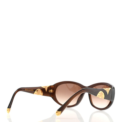 Louis Vuitton Iris PM Sunglasses Z0332E Brown Speckling 4 of 8