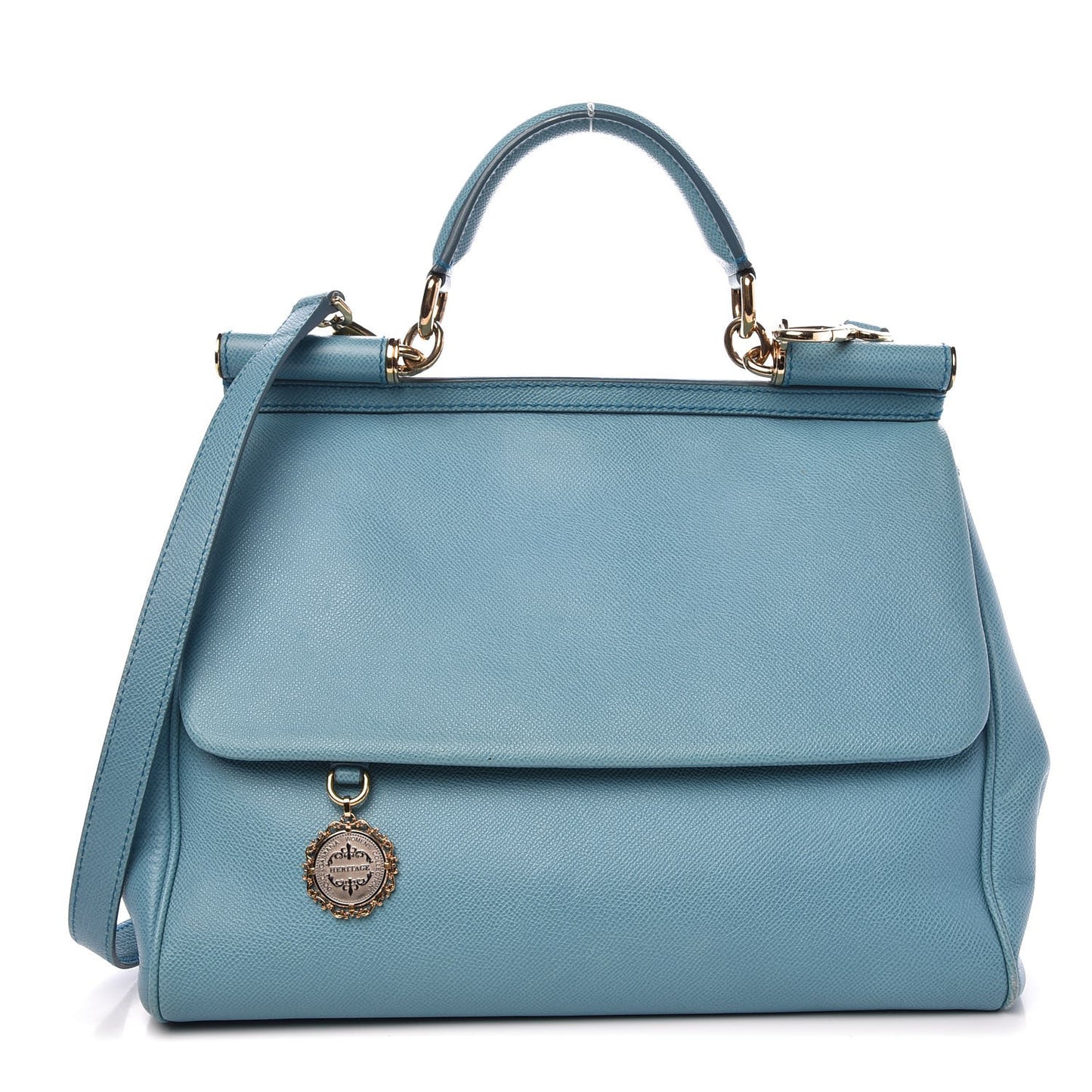 Dauphine Large Miss Sicily Satchel Light Blue