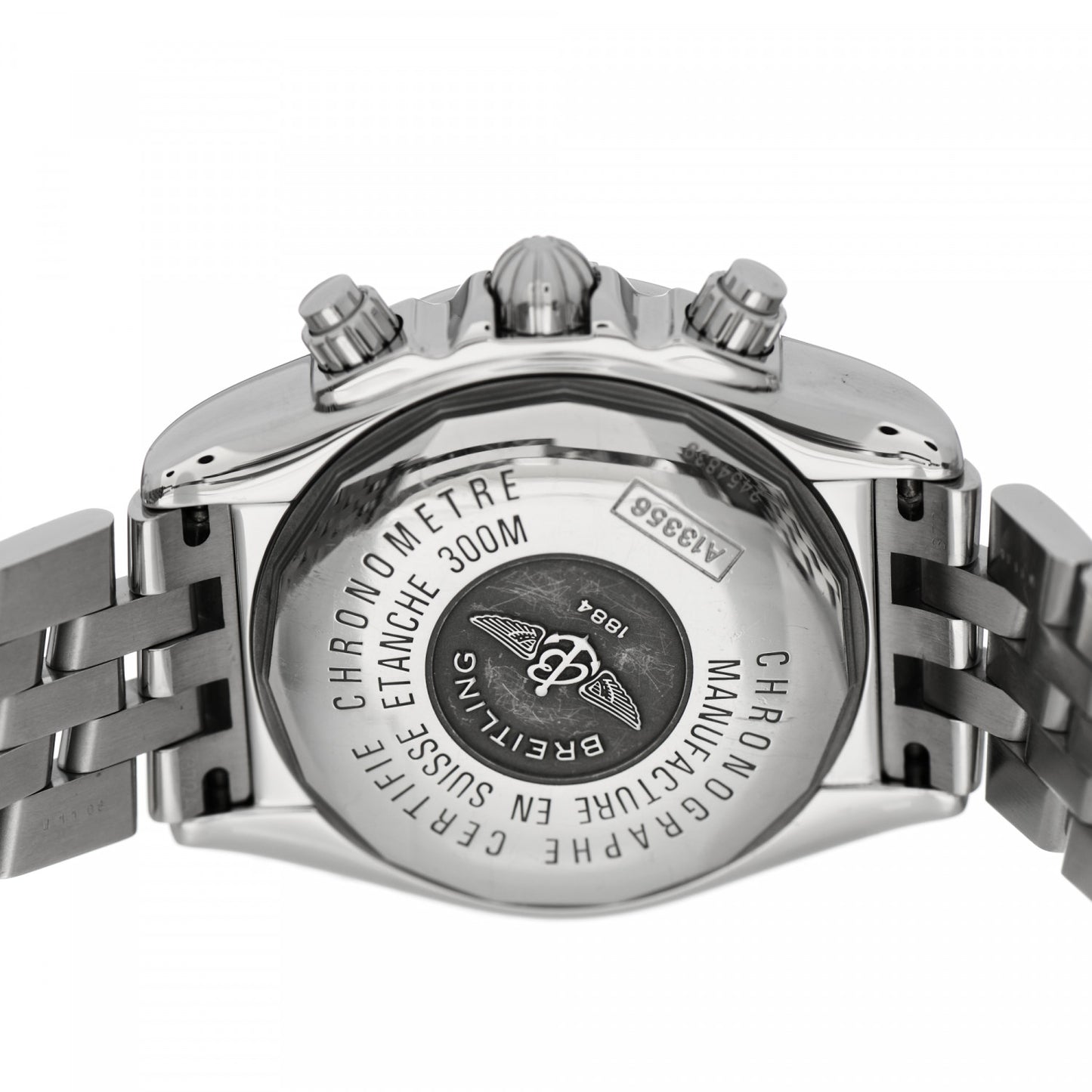 Stainless Steel Mother of Pearl 44mm Chronomat Automatic Watch A13356