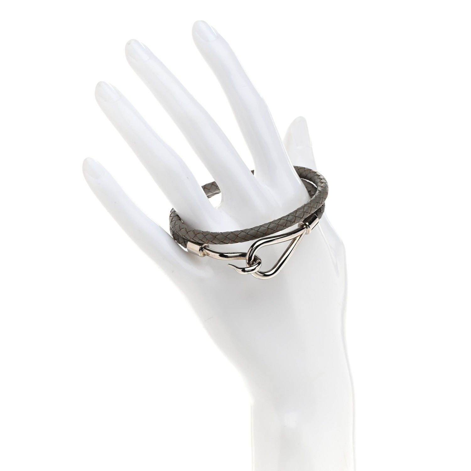Hermes Swift Jumbo Hook Double Bracelet Etoupe 2 of 5