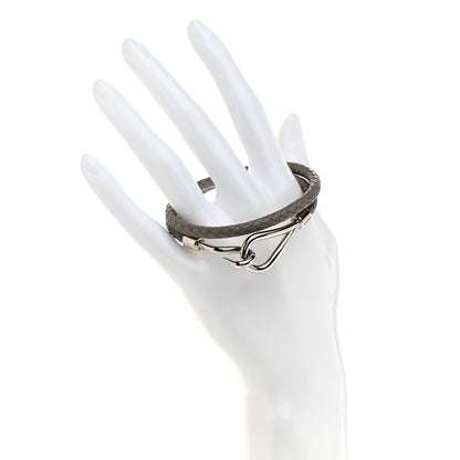 Hermes Swift Jumbo Hook Double Bracelet Etoupe 2 of 5