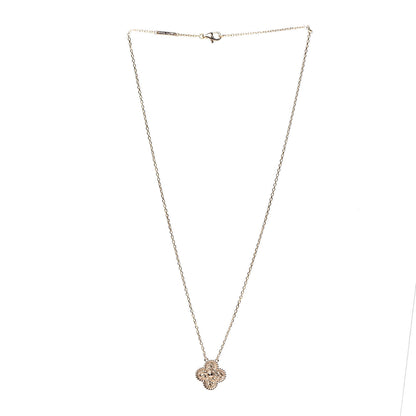 Van Cleef & Arpels 18K Rose Gold Vintage Alhambra Pendant Necklace 3 of 7
