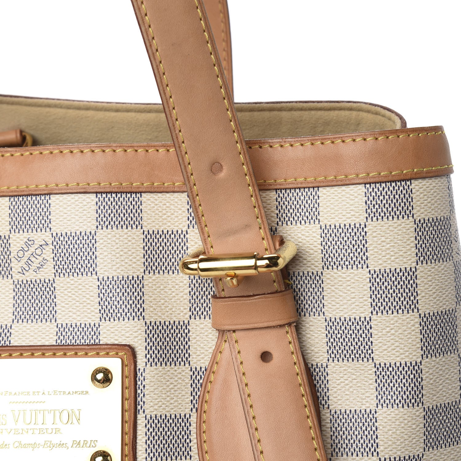 Louis Vuitton Damier Azur Hampstead MM 15 of 17