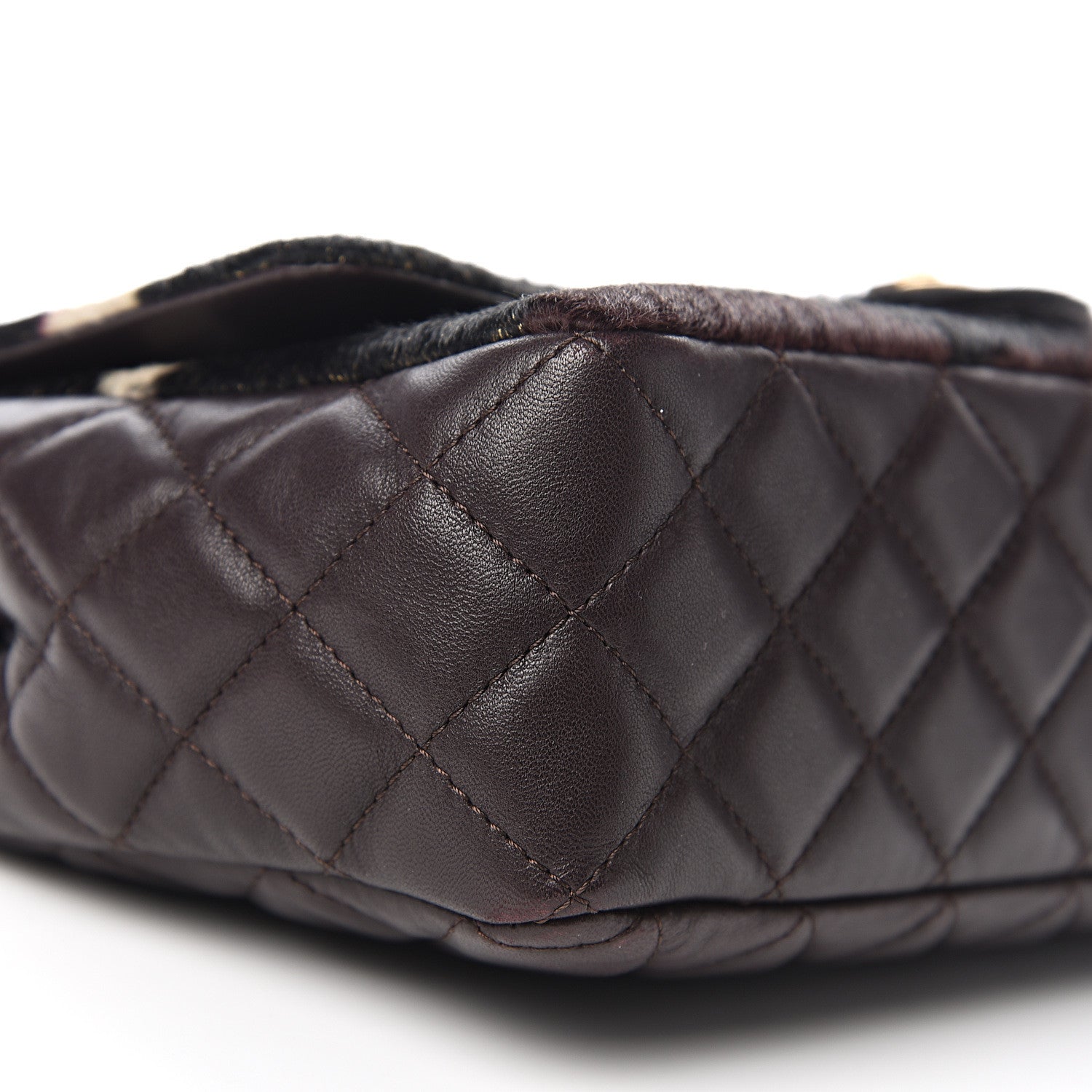 Chanel Pony Hair Lambskin Medium Paris Dallas Single Flap Gold 8 of 10