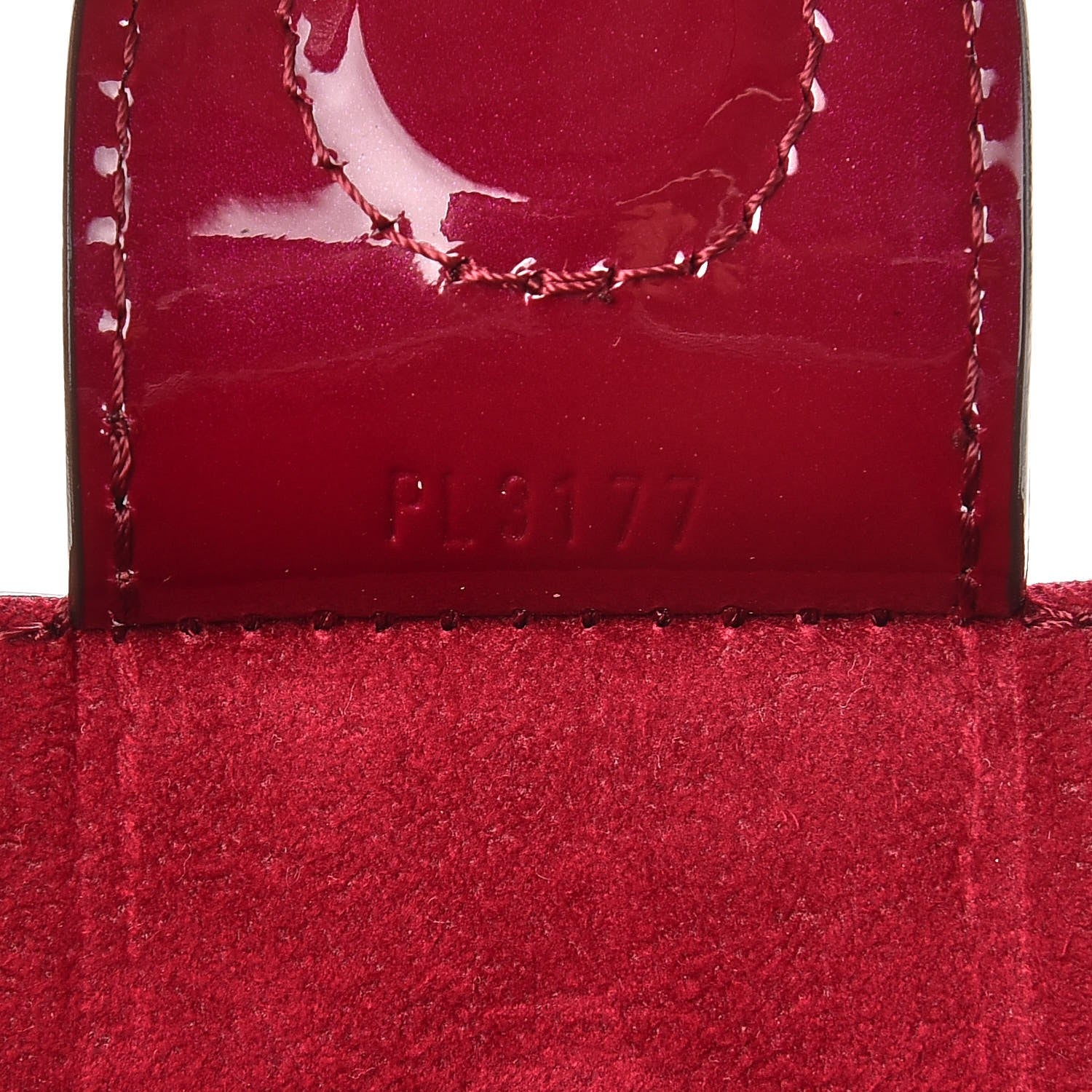 Louis Vuitton Vernis Long Beach PM Magenta 8 of 10