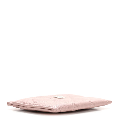 Chanel Caviar Quilted Card Holder Light Pink 4 of 9