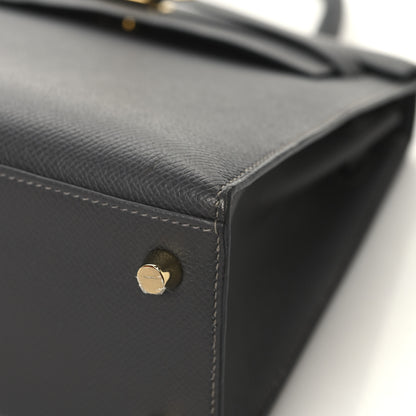 Hermes Epsom Kelly Sellier 25 Graphite 10 of 13