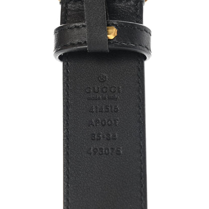 Gucci Calfskin Double G 30mm Belt 85 34 Black 3 of 8