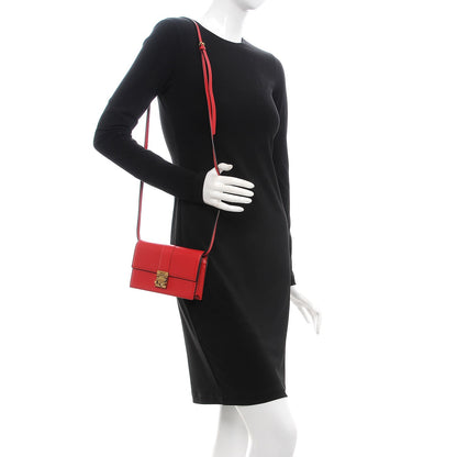 MCM Calfskin Large Karoline Crossbody Wallet Red 2 of 8