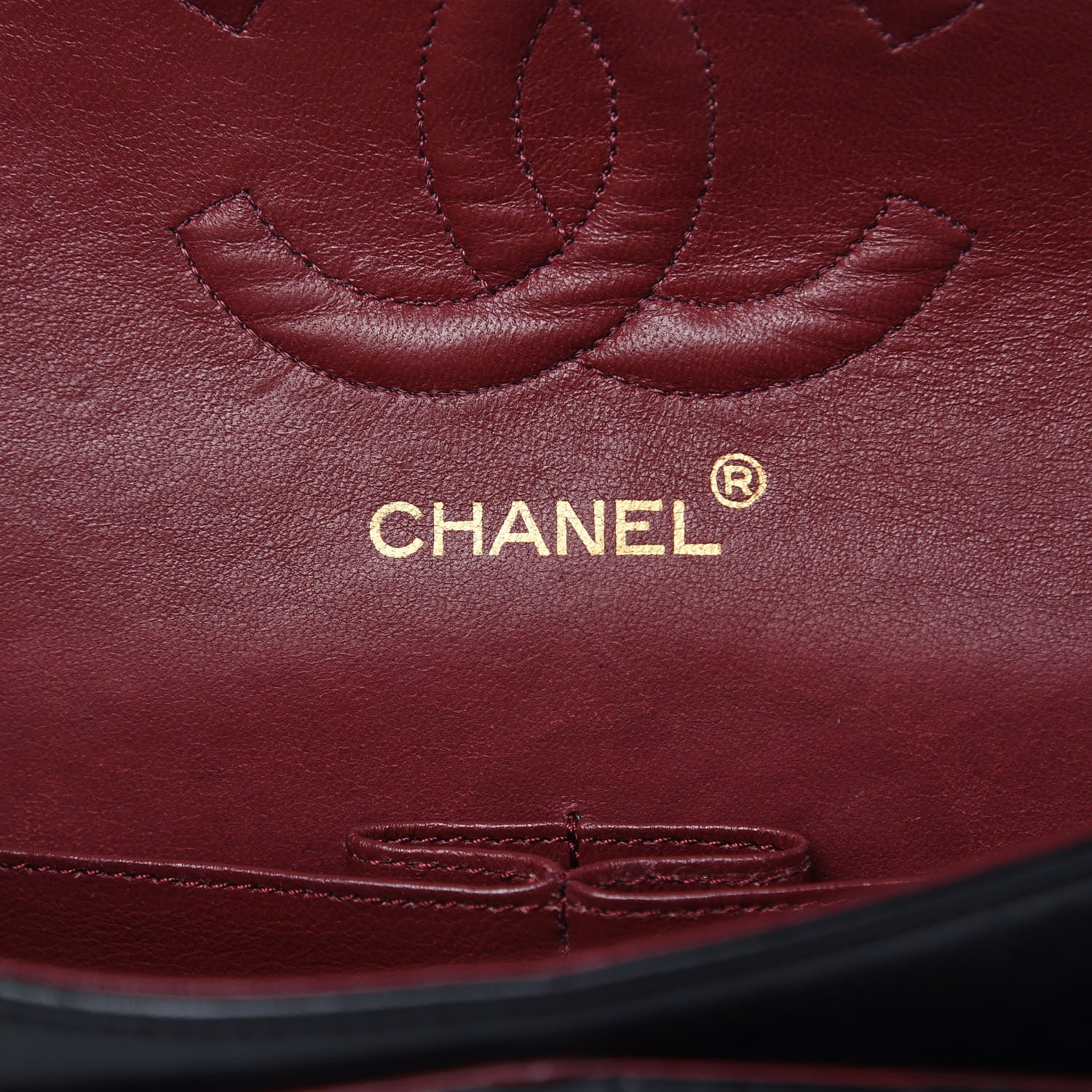 Chanel Lambskin Quilted Medium Double Flap Black 6 of 16
