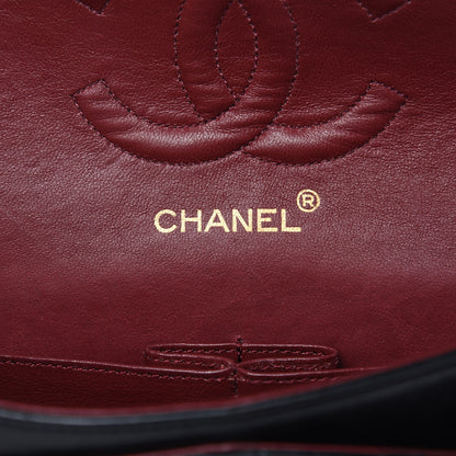 Chanel Lambskin Quilted Medium Double Flap Black 6 of 16
