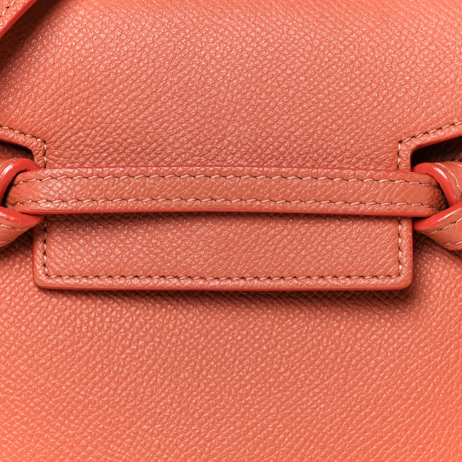 Celine Grained Calfskin Nano Belt Bag Terracotta 8 of 10
