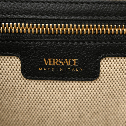 Versace Canvas Calfskin La Medusa Tote Bag Beige 6 of 11