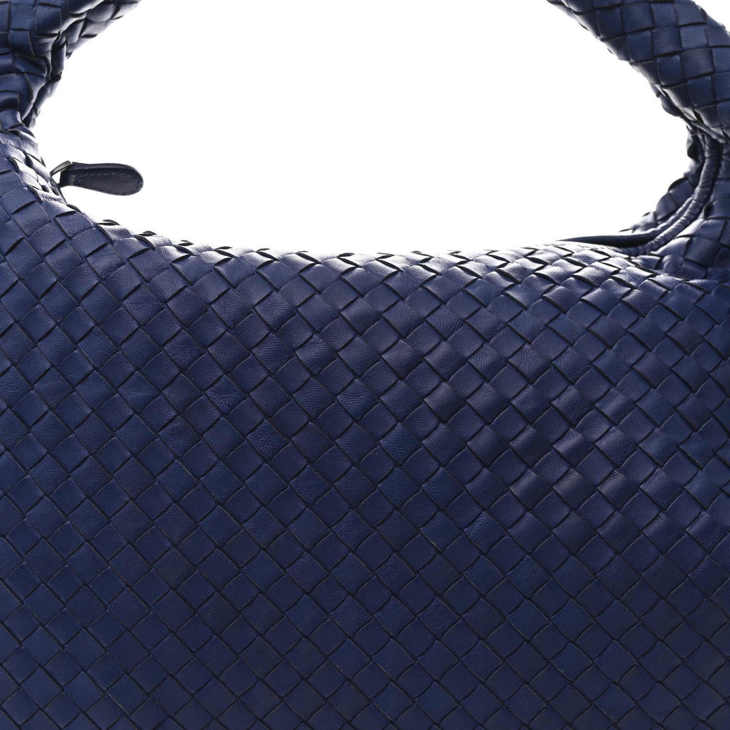 Bottega Veneta Nappa Intrecciato Large Veneta Hobo Baltic Blue 8 of 11