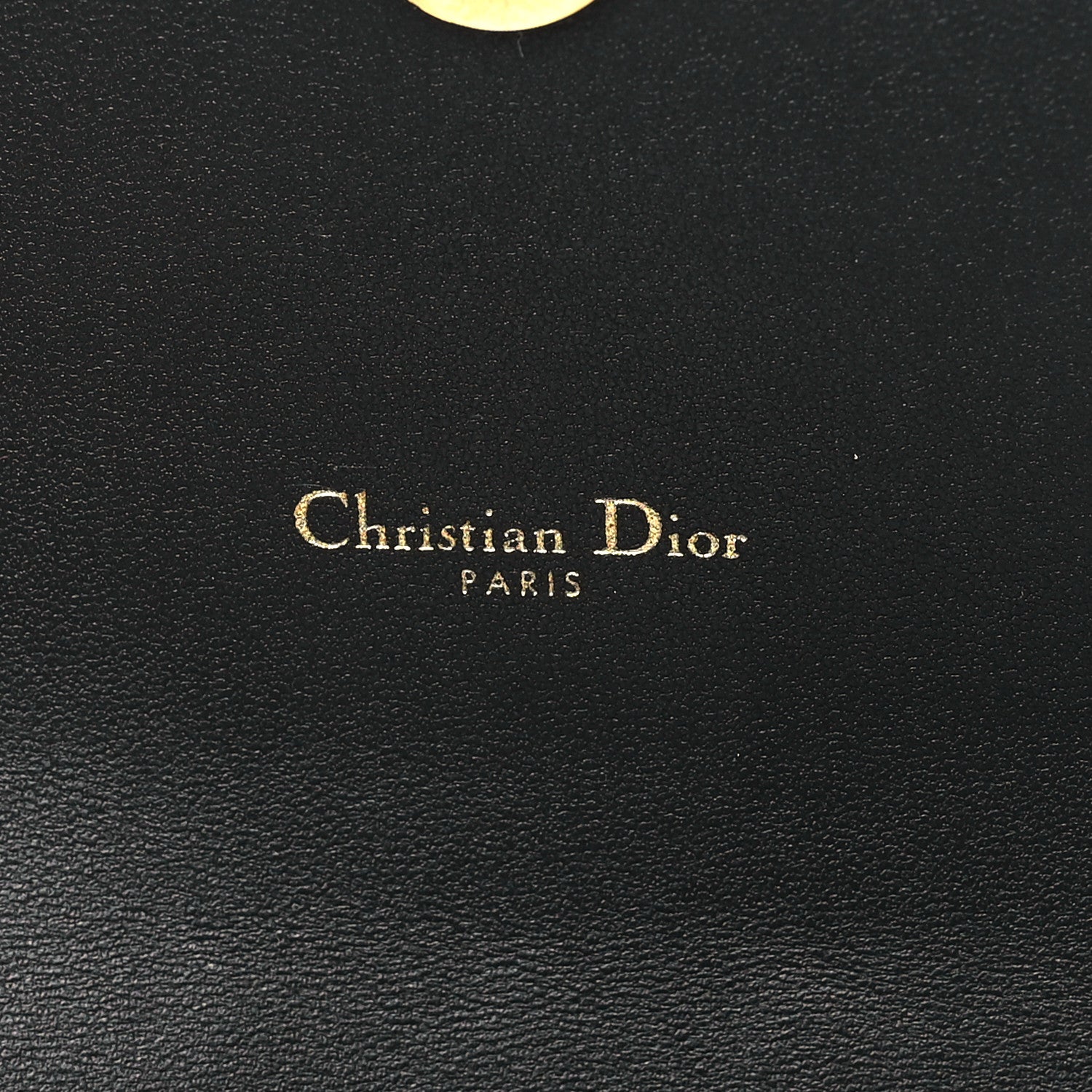 Christian Dior Supple Calfskin Caro Pouch with Chain Black 6 of 10