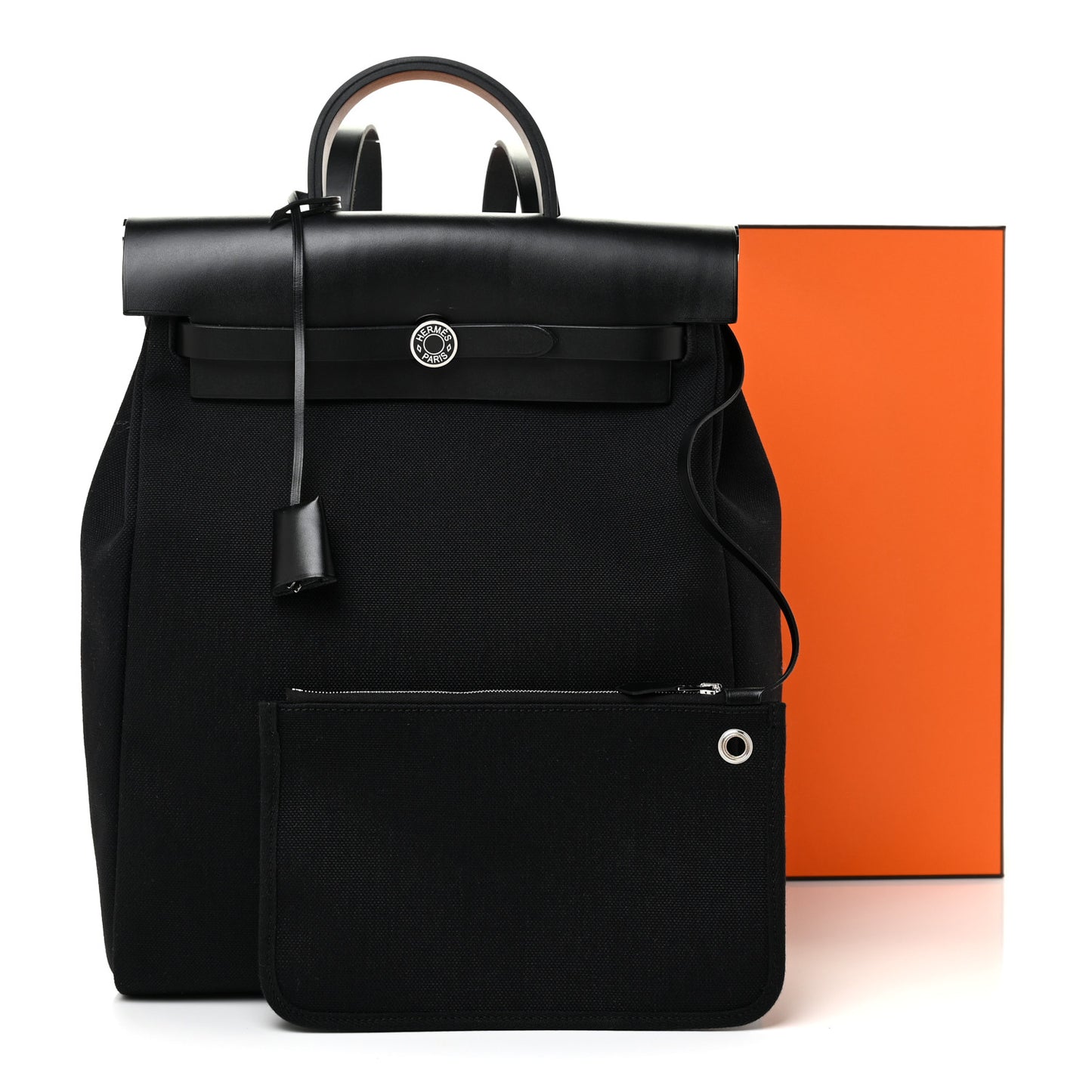 Military Toile Vache Hunter Herbag a Dos Zip Retourne Backpack Black