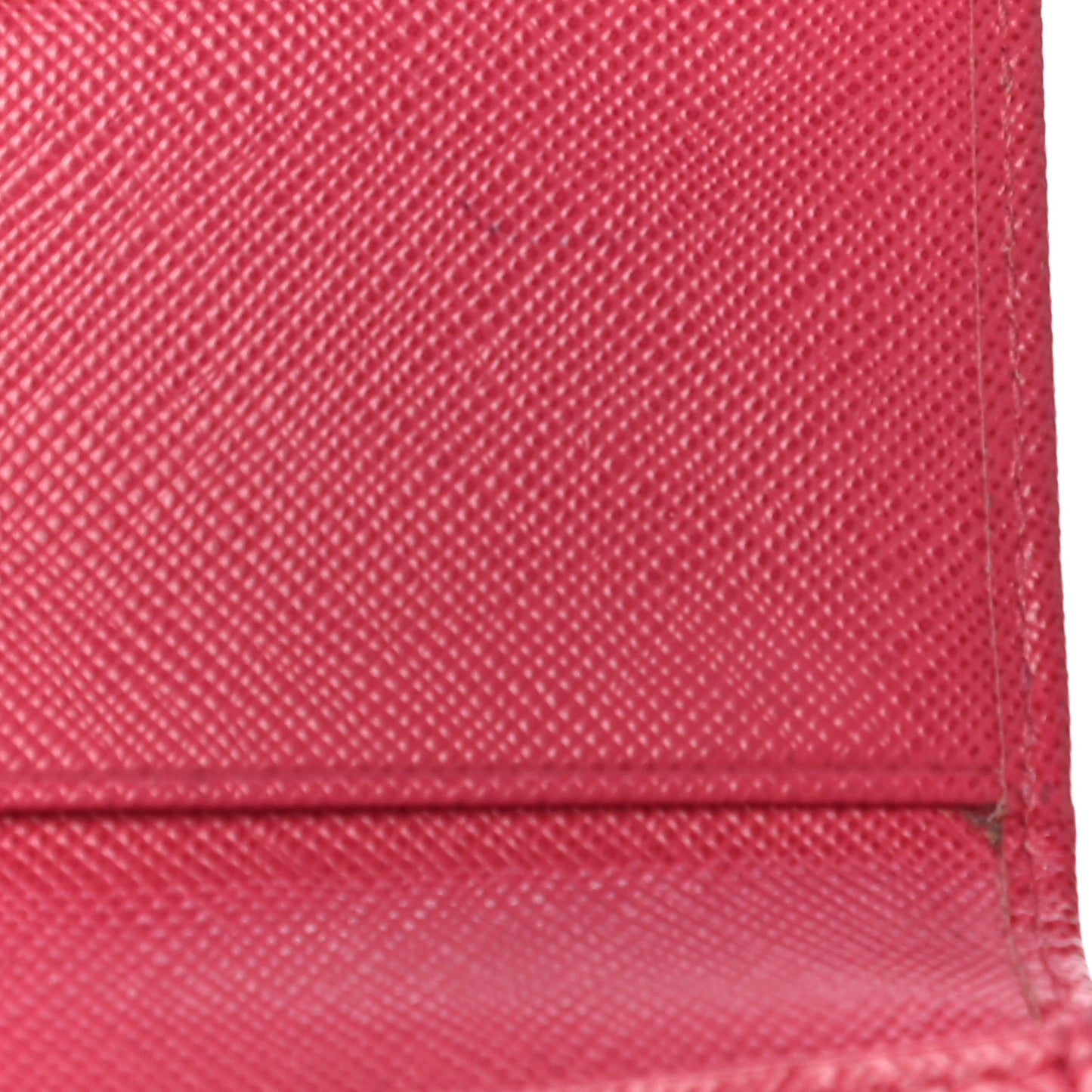 Saffiano Metal Bi-Fold Card Holder Wallet Peonia