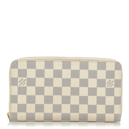 Louis Vuitton Damier Azur Zippy Organizer Wallet 1 of 7