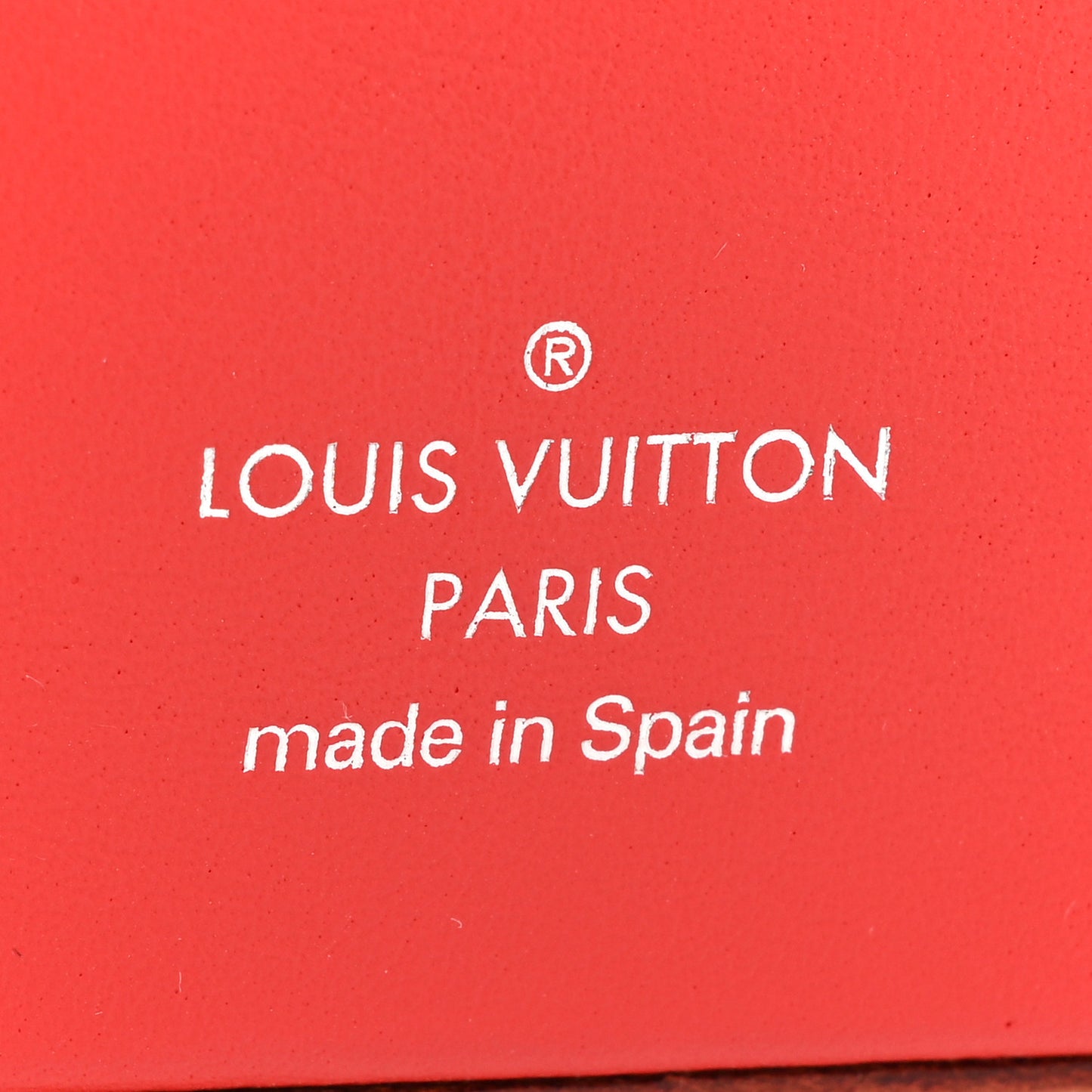 Monogram Elizabeth Pencil Pouch Red