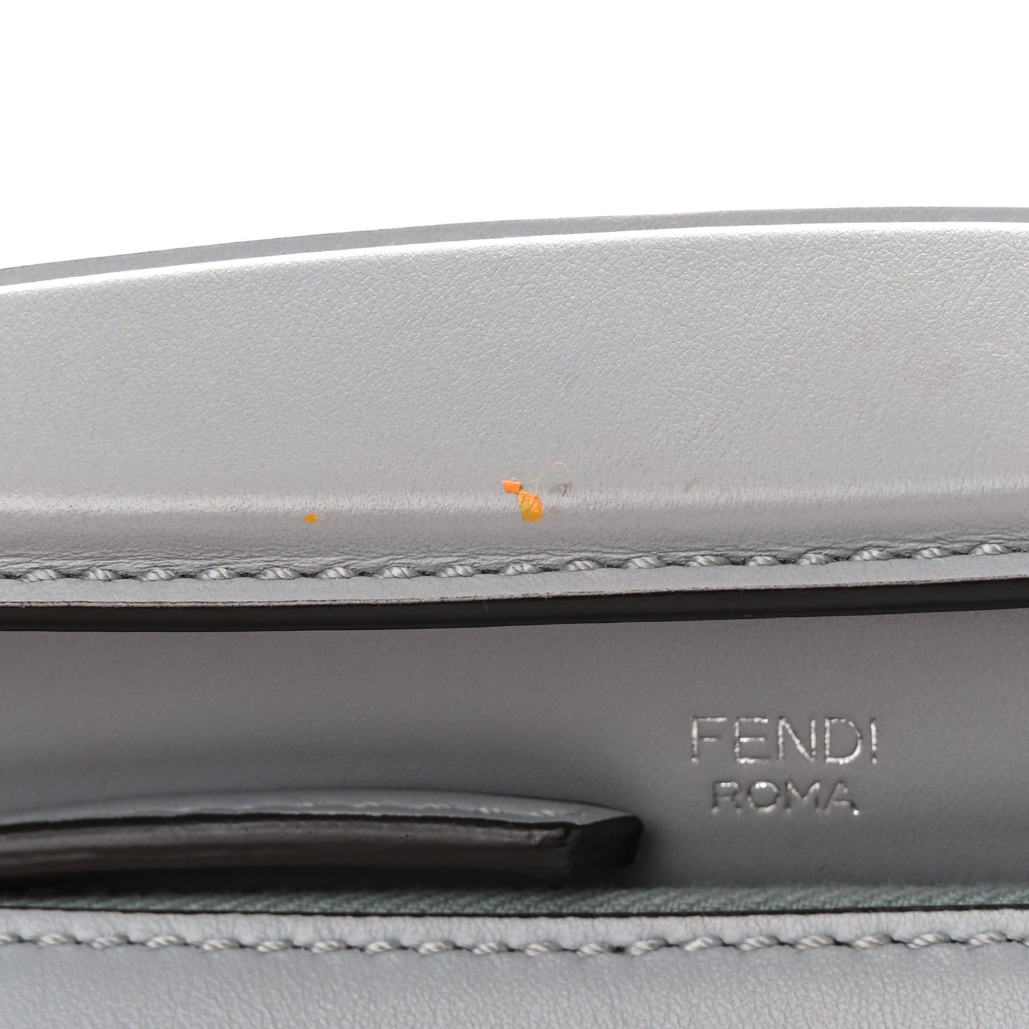 Fendi Vitello Baltico Dolce DotCom Satchel Ardesia 14 of 16