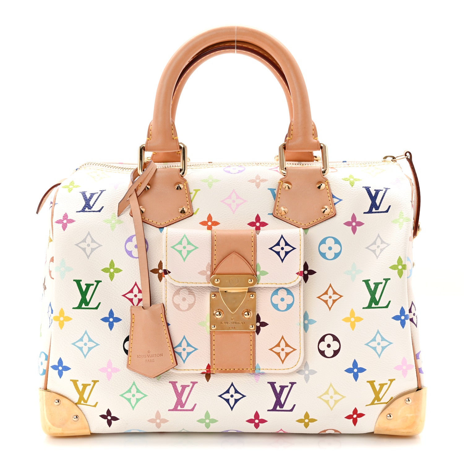 Louis Vuitton Monogram Multicolor Speedy 30 White 1 of 10