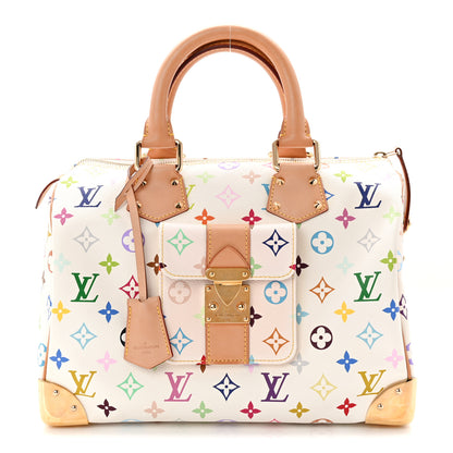 Louis Vuitton Monogram Multicolor Speedy 30 White 1 of 10
