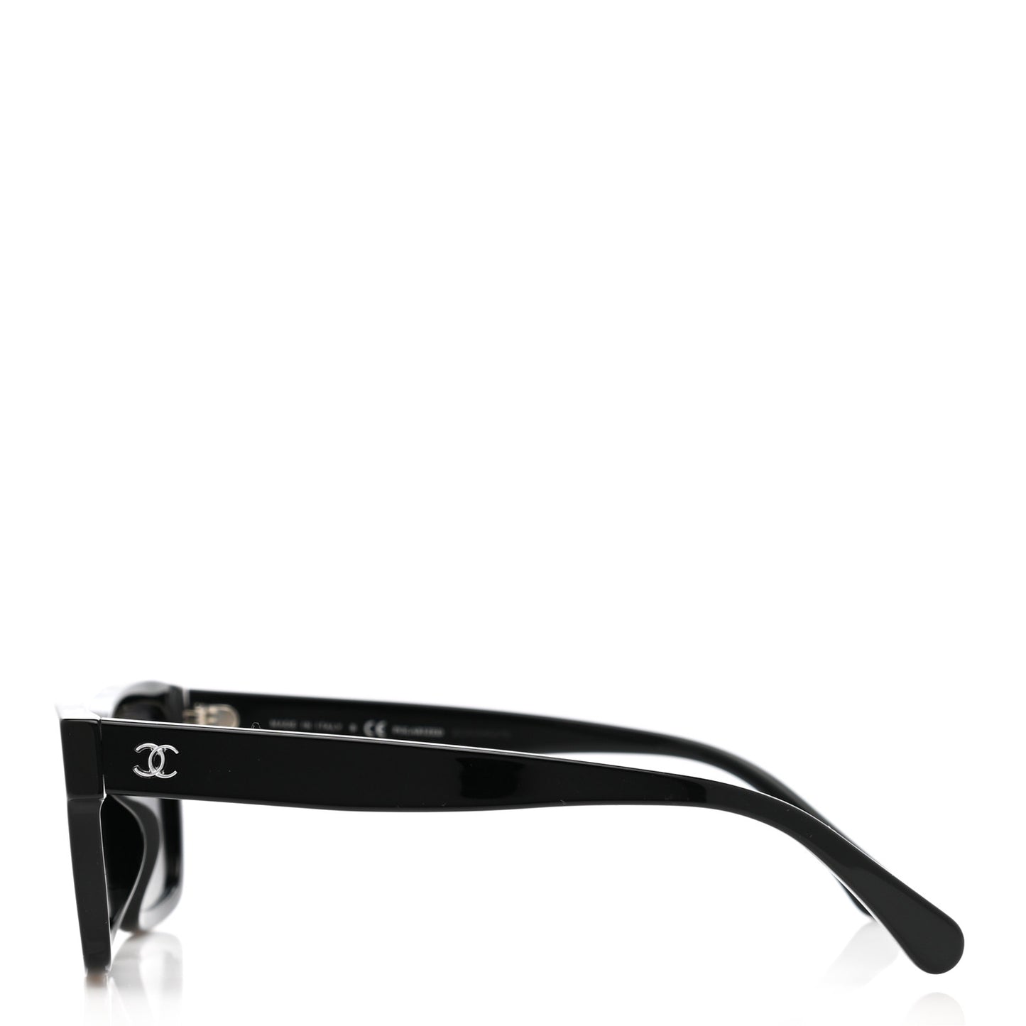 Acetate Polarized Square Sunglasses 5417-A Black
