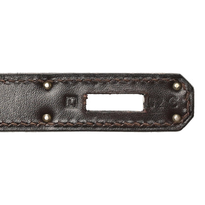 Hermes Box Kelly Retourne 32 Chocolate 7 of 9
