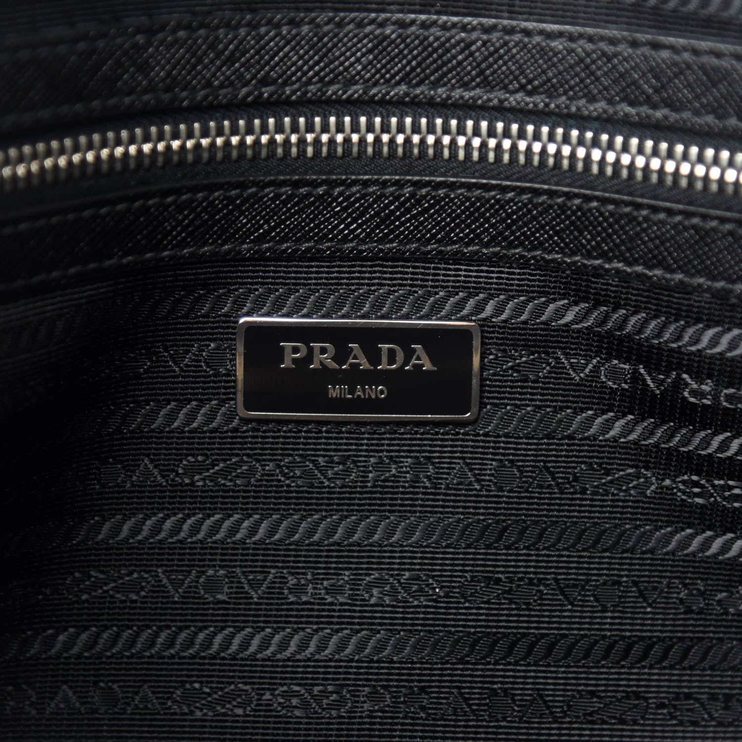 Prada Saffiano Travel Briefcase Black 10 of 12