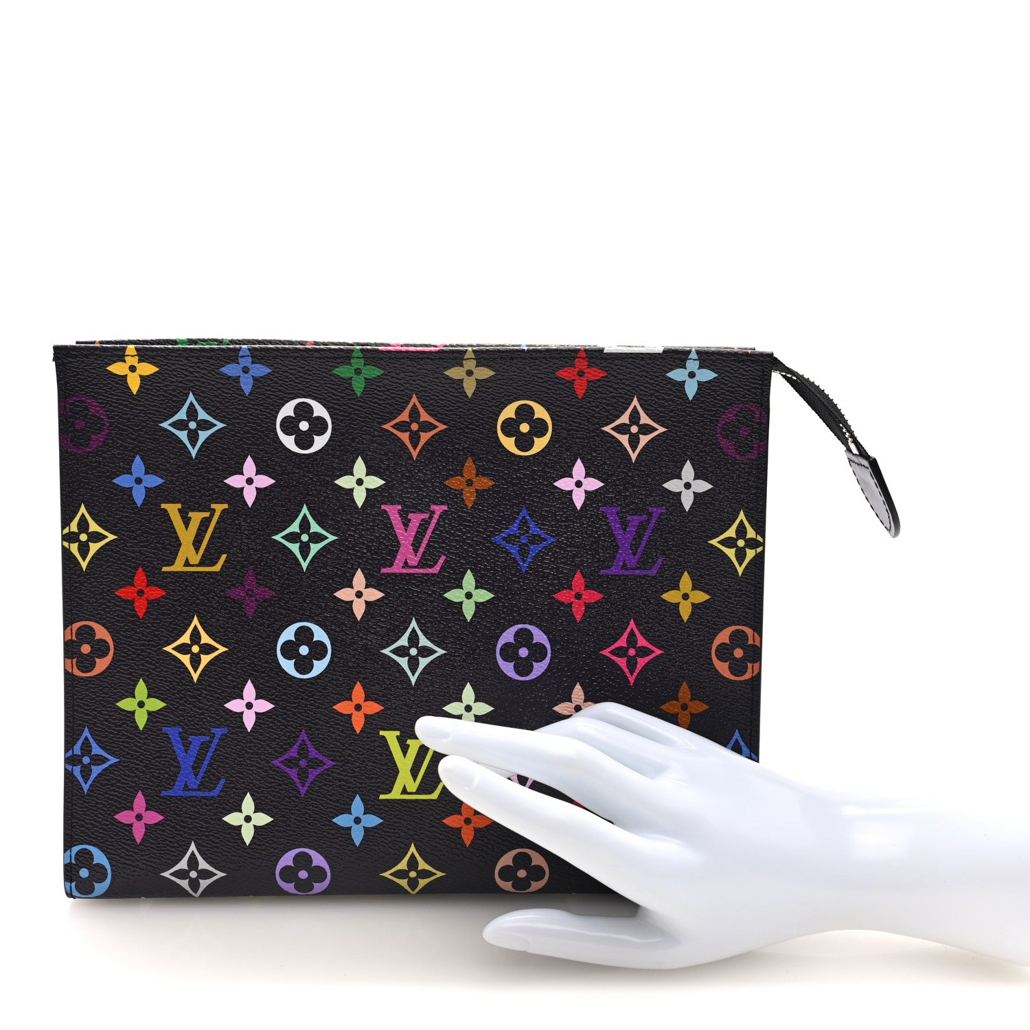 Louis Vuitton LV X TM Monogram Multicolor Toiletry Pouch 26 Black 2 of 6