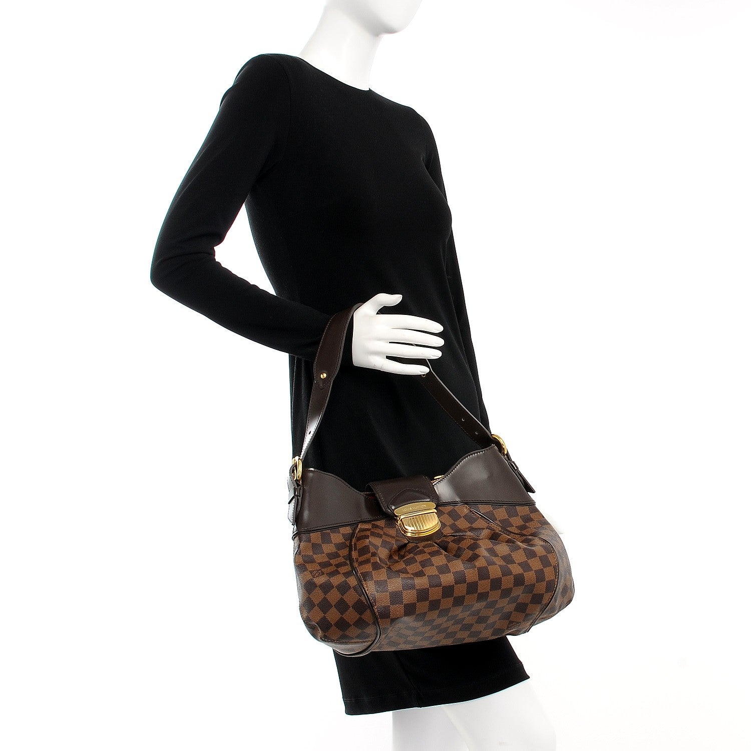 Louis Vuitton Damier Ebene Sistina MM 2 of 5