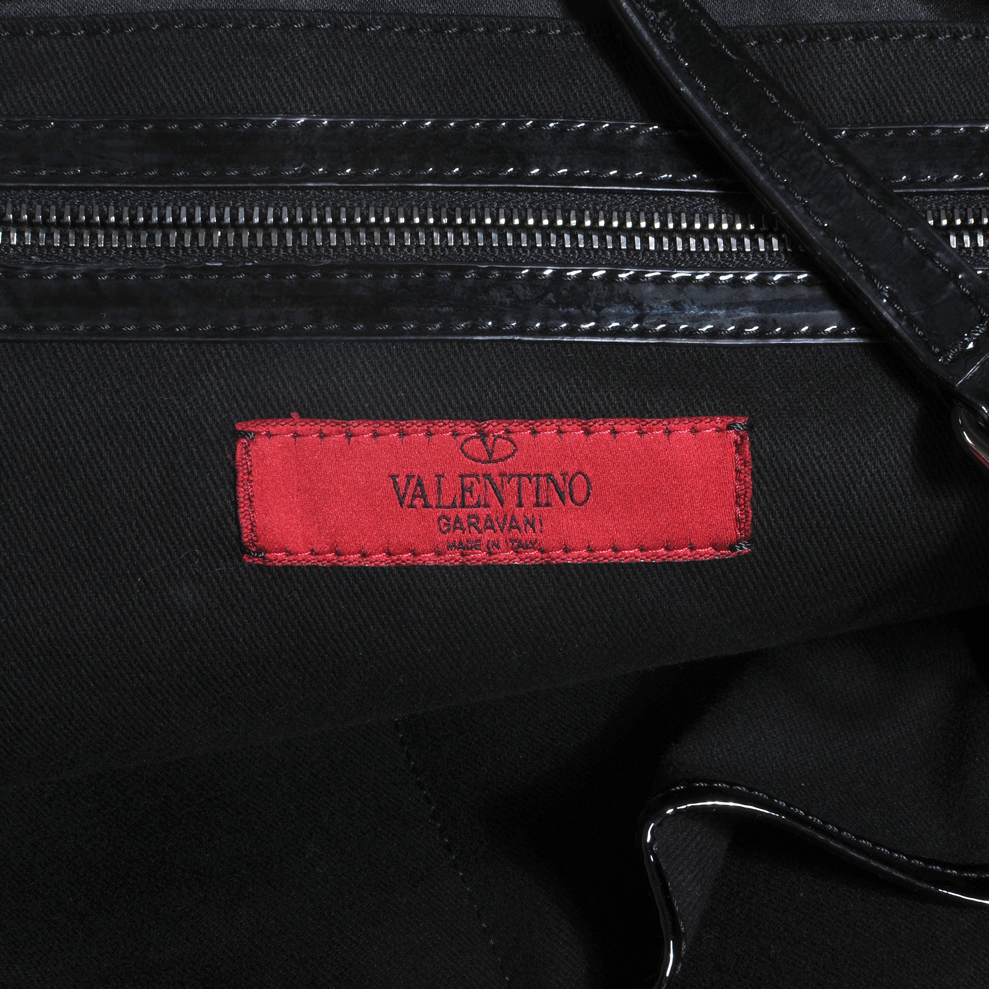 Valentino Garavani Fabric Rosier Tote Black 6 of 8