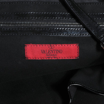 Valentino Garavani Fabric Rosier Tote Black 6 of 8