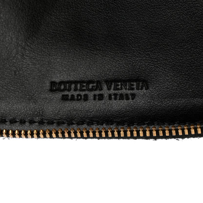 Bottega Veneta Nappa Intrecciato Zip Around Wallet Black 7 of 10