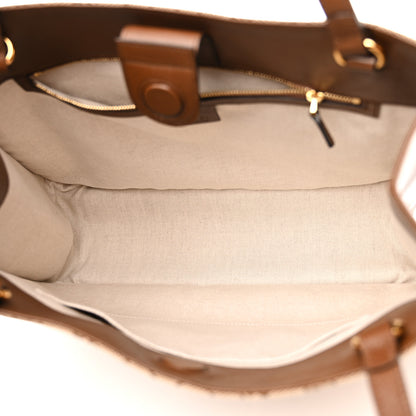 Gucci Monogram Horsebit 1955 Tote Bag Beige Brown Sugar 5 of 10