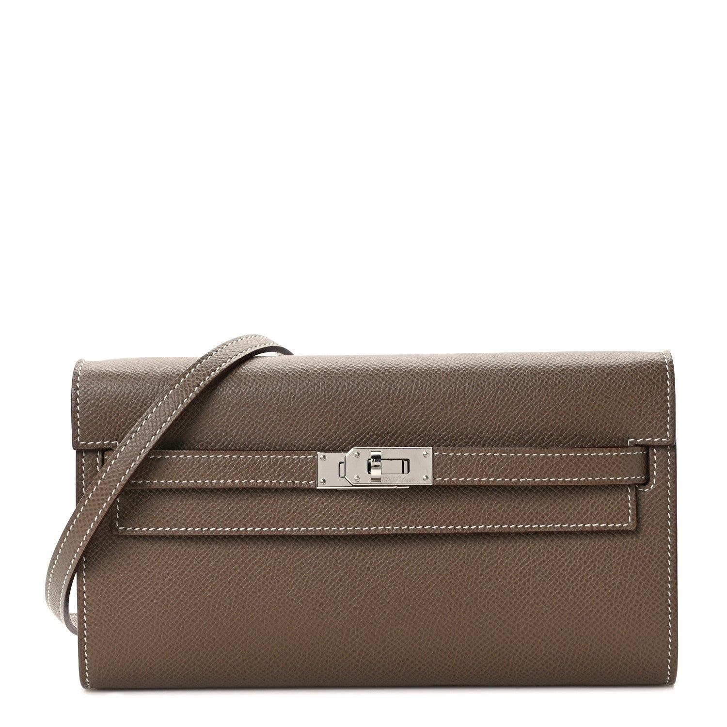 Hermes Epsom Kelly Wallet To Go Etoupe 1 of 9