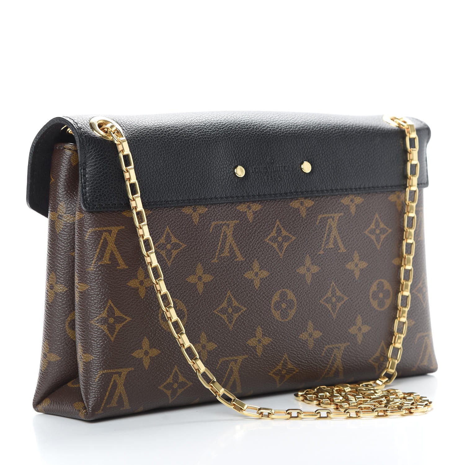 Louis Vuitton Monogram Pallas Chain Black 4 of 13